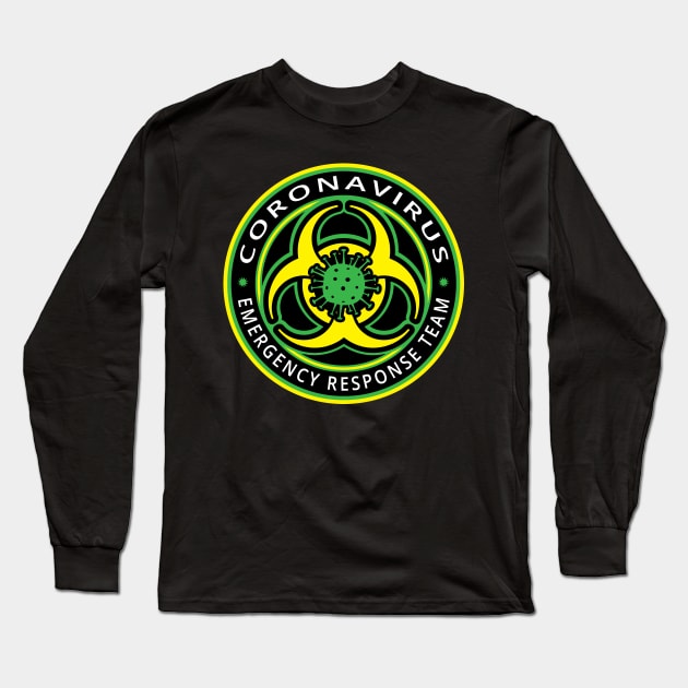 Coronavirus Emergency Response Team Long Sleeve T-Shirt by Illustratorator